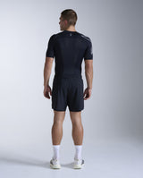 Core Compression Short Sleeve, Black/Silver