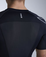 Core Compression Short Sleeve, Black/Silver