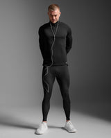 Ignition Haptic 1/4 Zip, Black/Silver Reflective