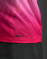 Light Speed React Singlet, Fuchsia Gradient/Black Reflective