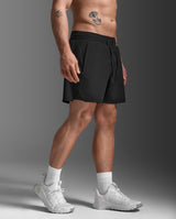Motion 2-In-1 5 Inch Shorts, Black/Black
