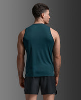 Aero Mesh Tank, Dark Moss/Silver Reflective