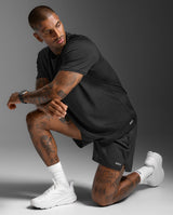 Aero Mesh Tee, Black/Silver Reflective