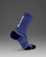 Vectr Cushion Crew Socks, Future Dusk/White