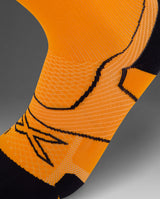 Vectr Cushion Crew Socks, Solar Orange/Black