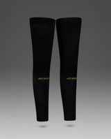 Recovery Fir Compression Leg Sleeves, Black/Nero