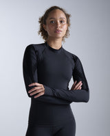 Recovery Fir Compression Top, Black/Nero