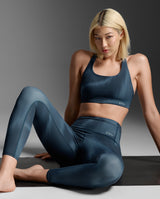 Form Strappy Low Impact Bra, Dark Sage Glass/Dark Sage