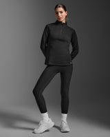 Ignition Haptic 1/4 Zip, Black/Silver Reflective