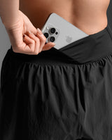 Light Speed Hi-Rise 3 Inch Shorts, Black/ Black Reflective