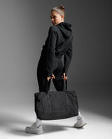 Form Smooth Spacer Crop Hoodie, Black/Black