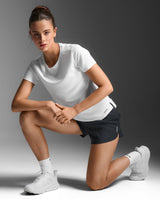 Aero Mesh Tee, White/Silver Reflective