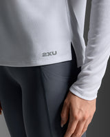 Aero Mesh Long Sleeve, White/Silver Reflective