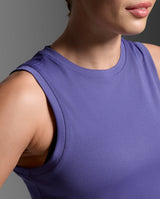 Aero Mesh Crop Tank, Future Dusk/Future Dusk Reflective