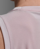 Aero Mesh Crop Tank, Pink Frost/Pink Frost Reflective