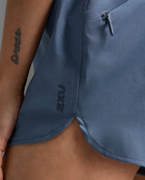 Aero Hi-Rise 4 Inch Shorts, Indigo/Indigo Reflective