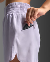Aero Hi-Rise 4 Inch Shorts, Virtual Violet/Violet Reflective