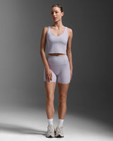 Fluid Longline Bra, Virtual Violet/Virtual Violet