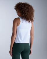 Form Soft Jersey Relaxed Tank, White/White