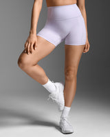 Fluid Hi-Rise 5 Inch Shorts, Virtual Violet/Virtual Violet