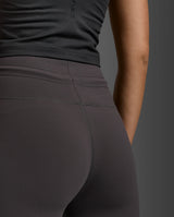 Flex Hi-Rise Drawcord Tights, Sable/Sable