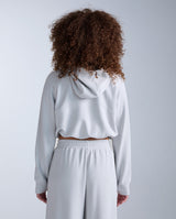 Wonderluxe Sand Washed Hoodie, Harbor Mist/White