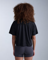 Form Soft Jersey Relaxed Tee, Black/White