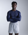 Core Compression Long Sleeve - NAVY/NAVY