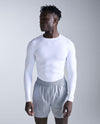 Core Compression Long Sleeve - WHITE/WHITE