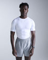 Core Compression Short Sleeve - WHITE/WHITE