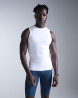 Core Compression Sleeveless, White/White