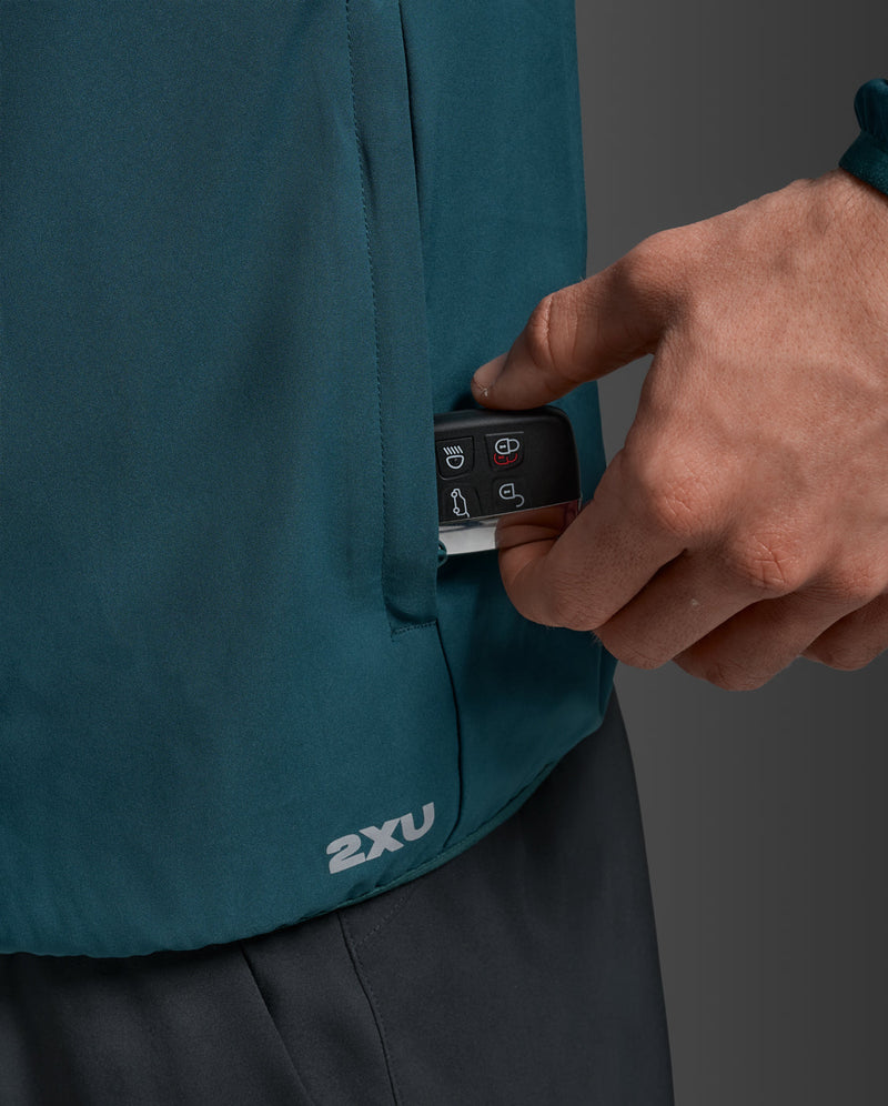 Aero Jacket, Dark Moss/Silver Reflective