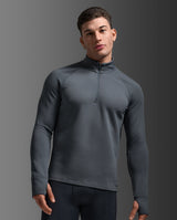Ignition Haptic 1/4 Zip, Turbulence/Black Reflective