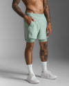 Aero Mesh 2-In-1 5 Inch Shorts - Eucalyptus/Black Reflective