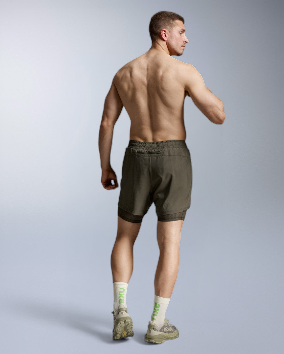 Aero Mesh 2-in-1 5 Inch Short, Flint/Black Reflective