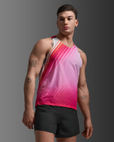 Light Speed React Singlet, Fuchsia Gradient/Black Reflective