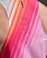 Light Speed React Singlet, Fuchsia Gradient/Black Reflective
