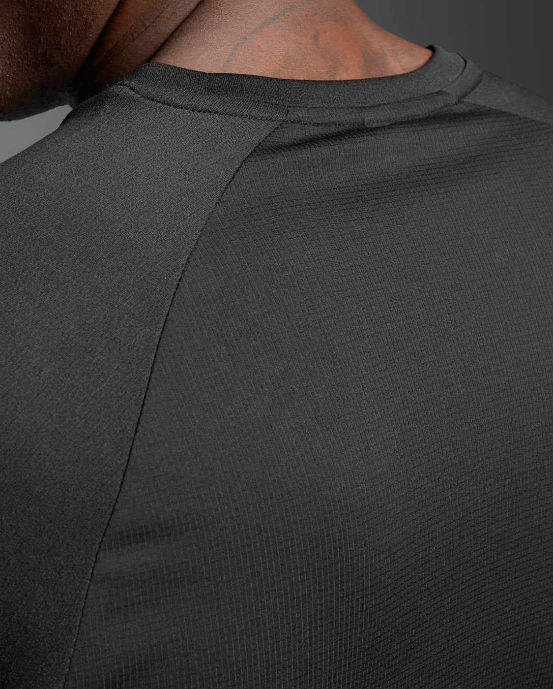 Aero Mesh Long Sleeve, Black/Silver Reflective