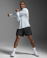 Aero Mesh Long Sleeve, Moonstone/Black Reflective