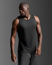 Aero Mesh Tank, Black/Silver Reflective