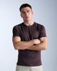 Aero Tee, Bark/Black Reflective