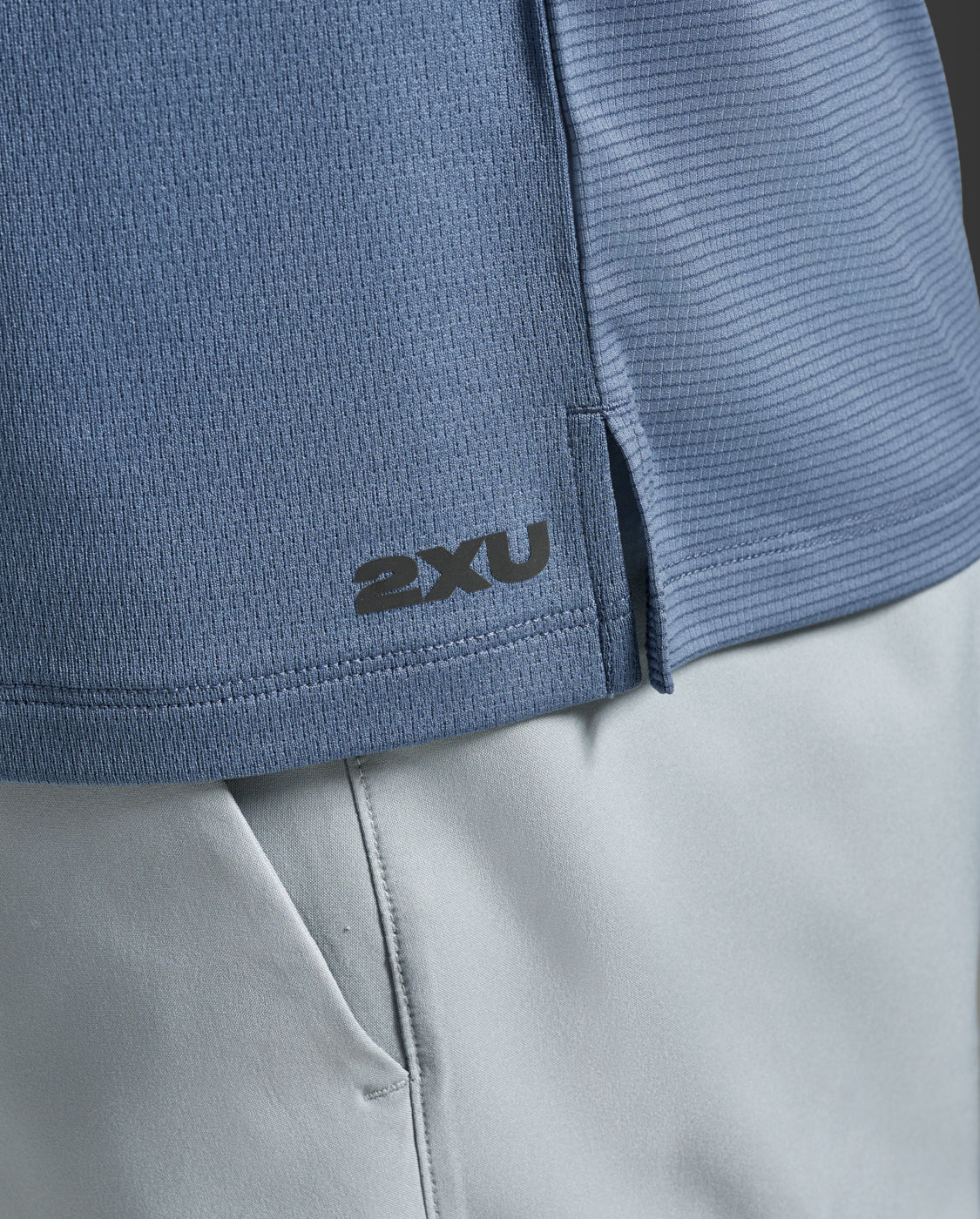 Aero Mesh Tee, Indigo/Black Reflective