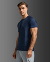 Aero Mesh Tee - MIDNIGHT/SILVER REFLECTIVE