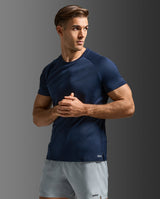 Aero Mesh Tee, Midnight/Silver Reflective