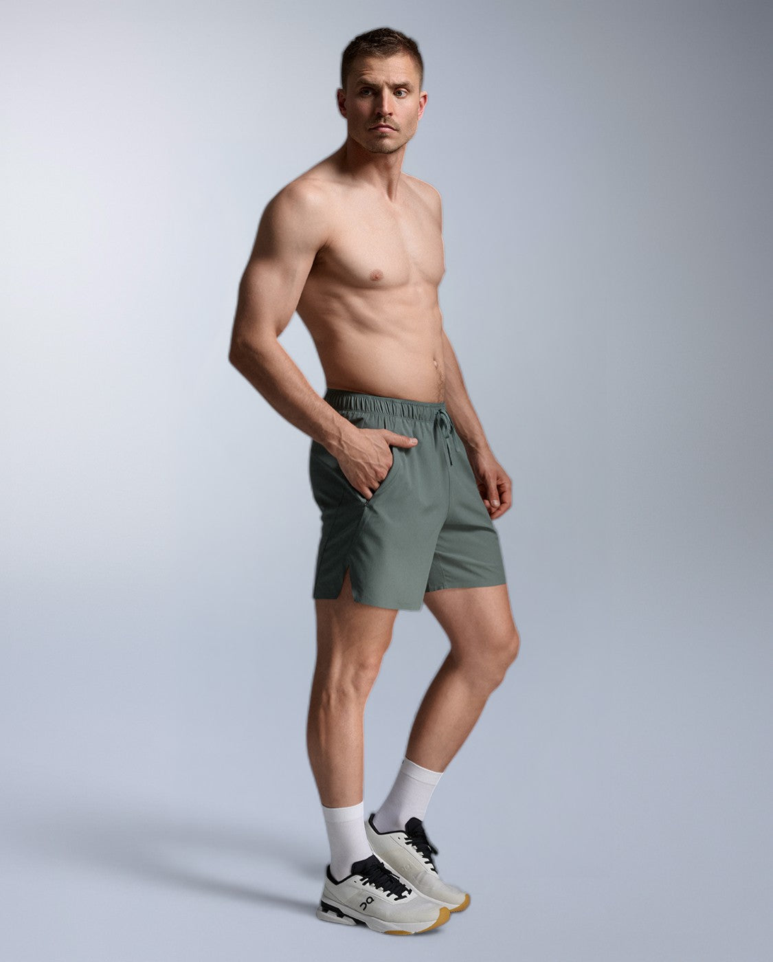 Motion 7 Inch Unlined Shorts, Olive Leaf/Olive Leaf