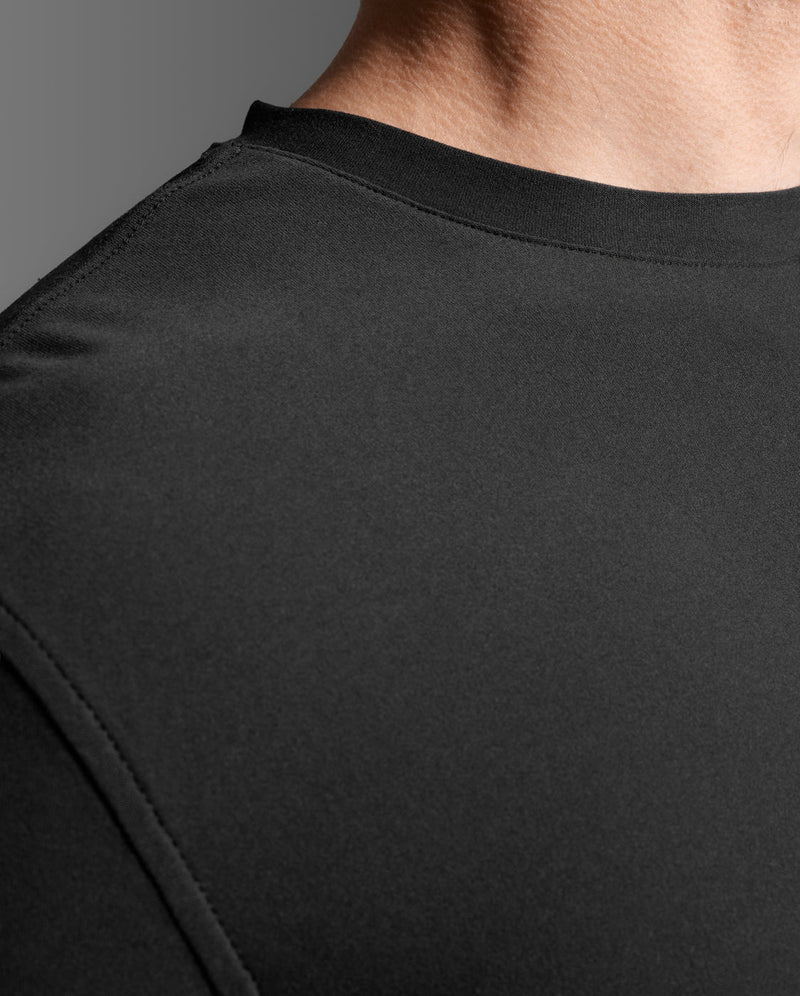 Signature Soft Jersey Tee, Black/Black