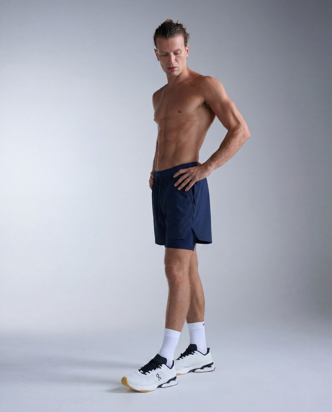 Flex 2-in-1 5 Inch Shorts, Midnight/Midnight