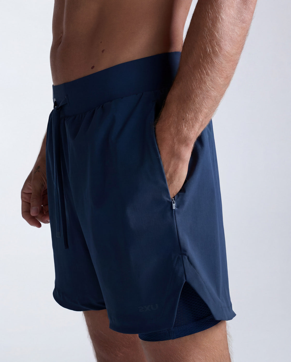 Flex 2-in-1 5 Inch Shorts, Midnight/Midnight