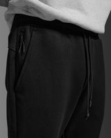 Commute Smooth Spacer Trackpants, Black/Black