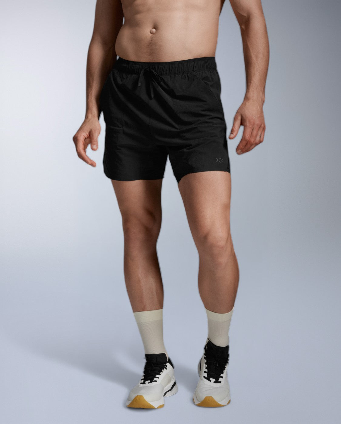 Force 2-in-1 5 Inch Shorts, Black/Black